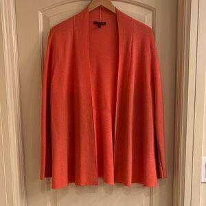 Eileen Fisher 100% Wool Open Cardigan